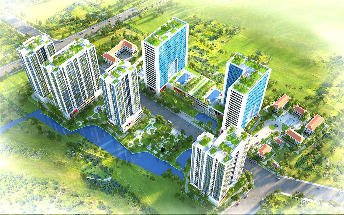 Phối cảnh dự án căn hộ chung cư Babylon Garden đường Đào Trí Quận 7 chủ đầu tư Phú Mỹ Hưng