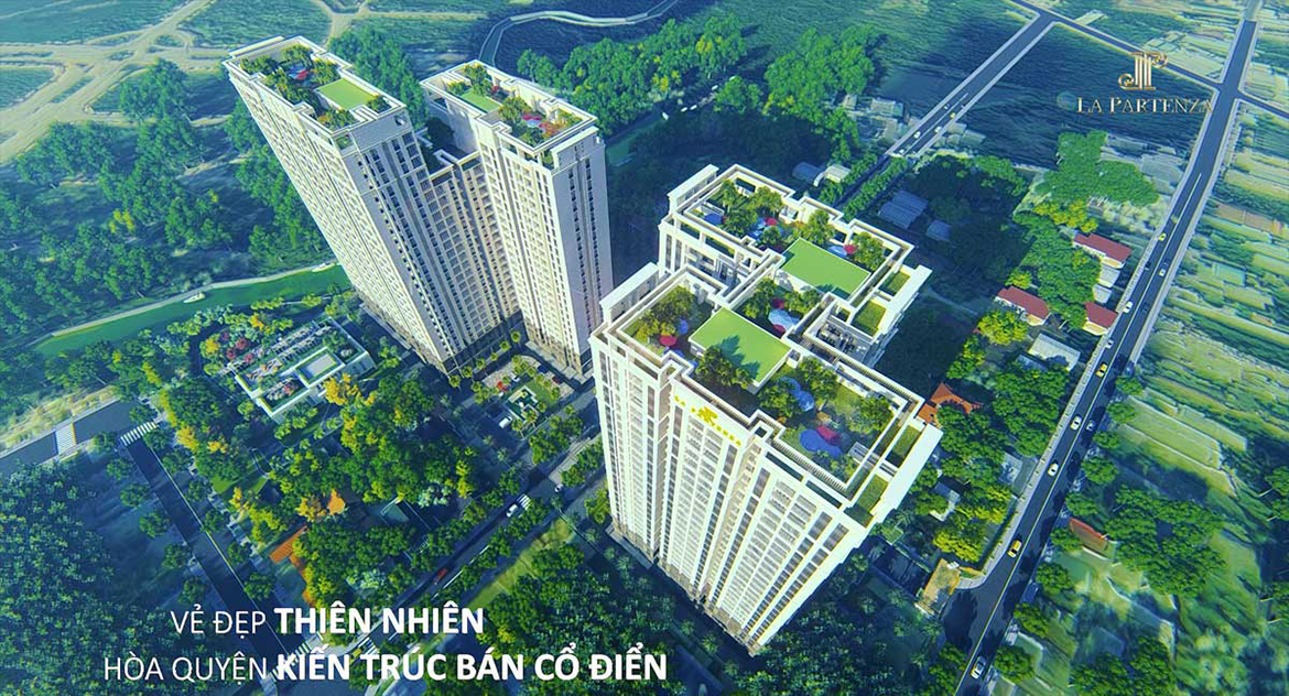 Phối cảnh dự án căn hộ chung cư La Partenza Nhà Bè Đường Lê Văn Lương chủ đầu tư Khải Minh Land