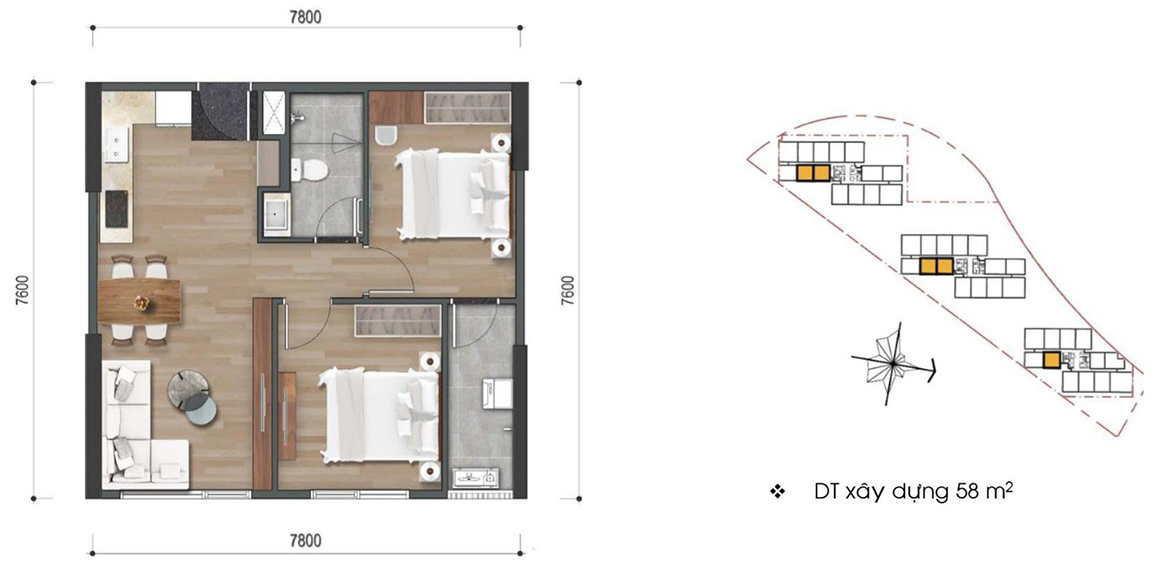 Thiết kế dự án căn hộ chung cư Mizuki Park Bình Chánh