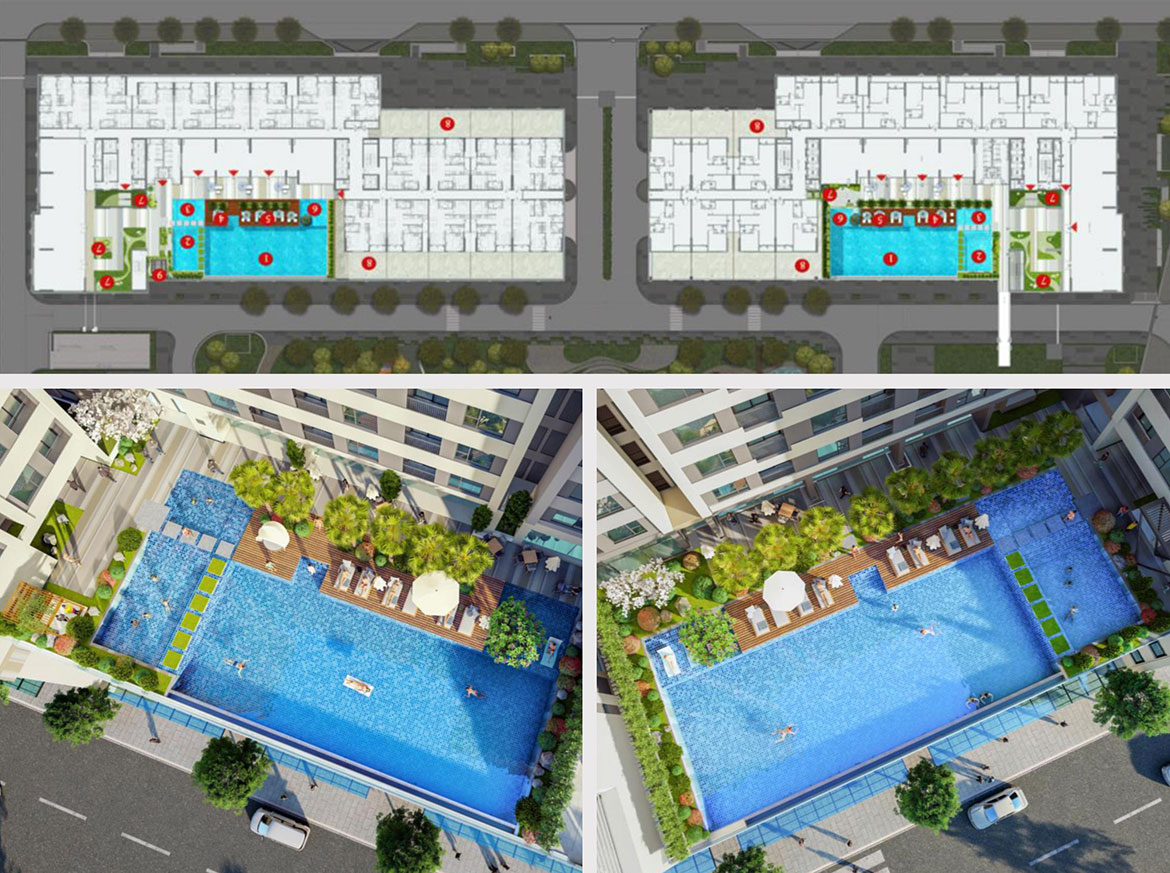 Tiện ích dự án căn hộ chung cư AIO City Quận Bình Tân Đường Tên Lửa chủ đầu tư Hoa Lâm