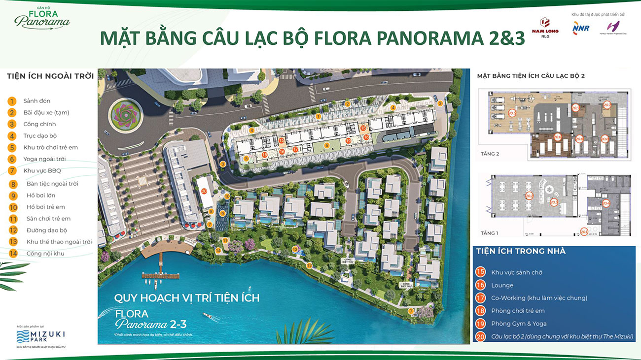 Tiện ích dịch vụ khu căn hộ Flora Panorama